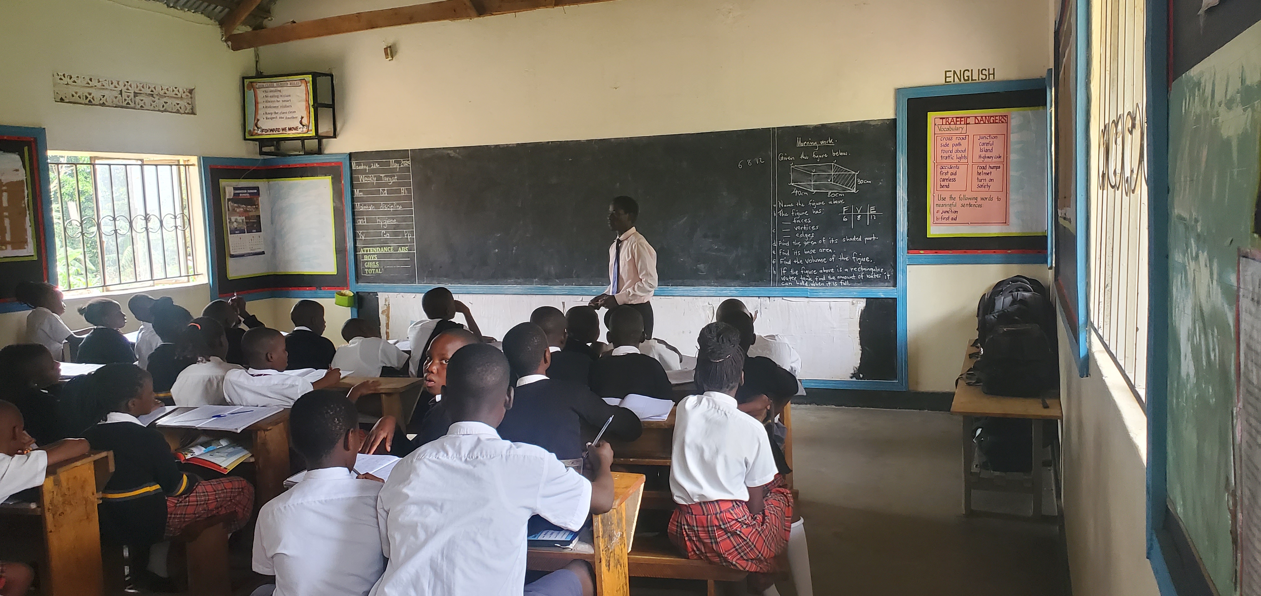 Students in classroom